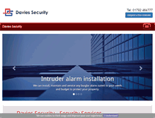 Tablet Screenshot of daviessecurity.com